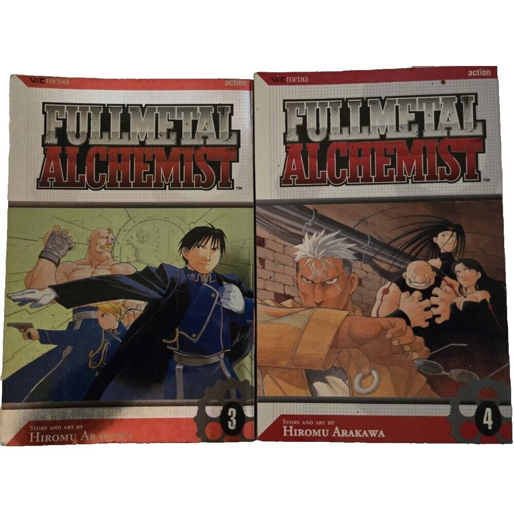 Fullmetal Alchemist, Vol. 3 and 4 VIZ Media Action Hiromu Arakawa